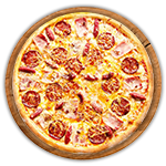 Parma Ham, ' Nduja Sausage, Parmesan Shavings, Rocket & Balsamic Glaze Pizza 