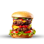 Double Patti, Double Cheese, Double Chorizo, Double Jalapenos, Double The Chipotle Sauce Beef Burger 